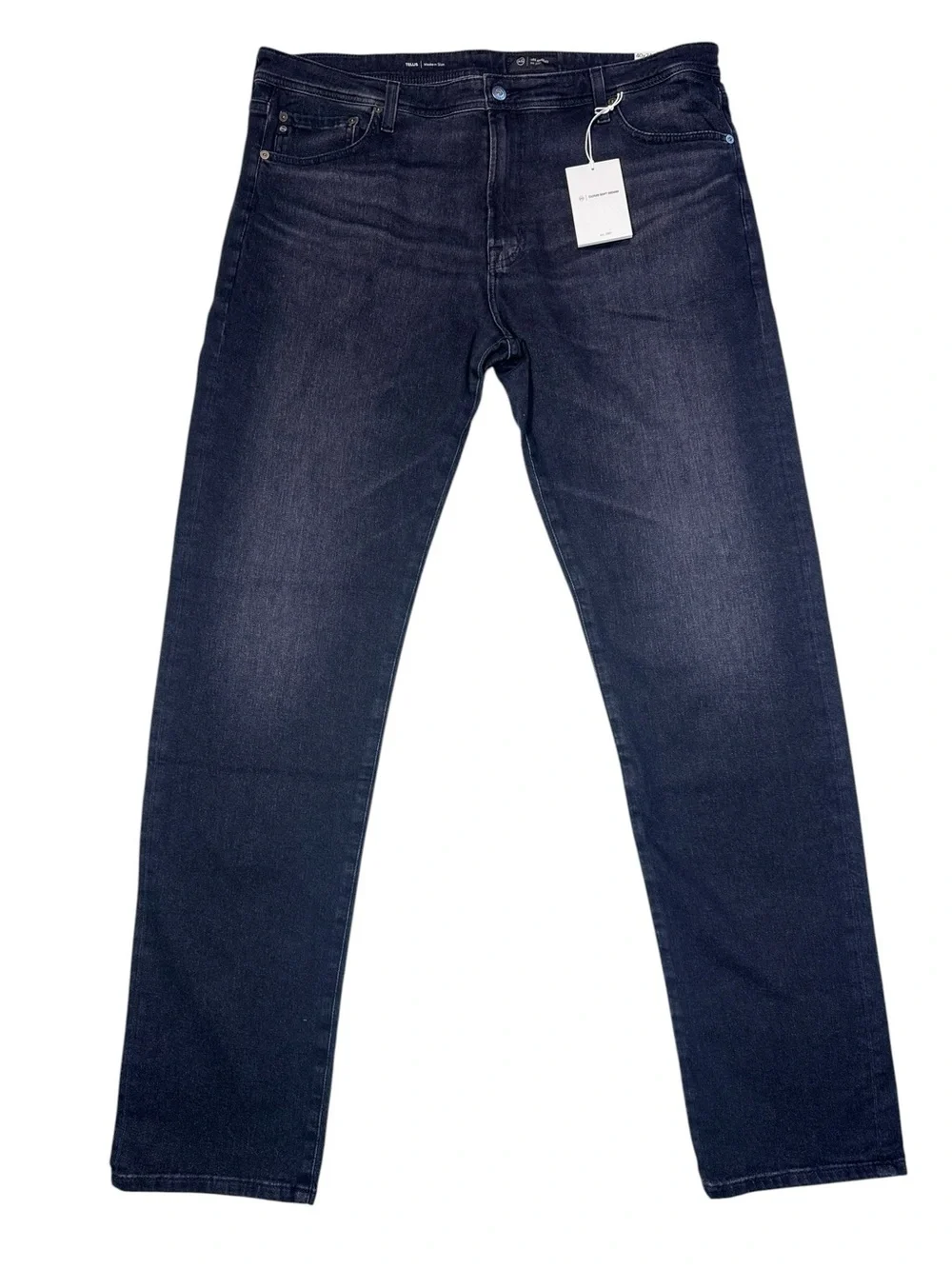 NWT New AG Tellis Modern Slim Cloud Soft Denim Jeans In Trophy Size 40 x 34
